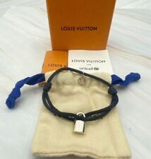 Louis Vuitton Silber Lockit Dudu Louis Armband Bio-Baumwollkordel Silber 925