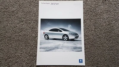 PEUGEOT 307 CC COLOUR AND TRIM GUIDE SALES BROCHURE 2003 - Image 1 of 3