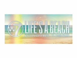 W7 Life's a Beach, Mettalic Beach Shimmers Eye Colour Palette - 12 Shades - Picture 1 of 3