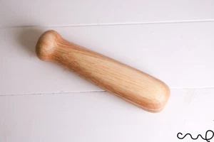Handmade Wooden Pestle Solid Timber Grinding Herbs Garlics Spice Grinder Spare - Picture 1 of 9