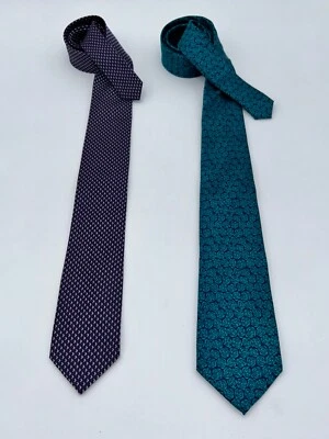 LOTE DE 2 CORBATAS DE SEDA PARA HOMBRE-WILLIAM RAST [JUSTIN TIMBERLAKE &TRACE AYALA] &TIES.CO Foto 1 de 4