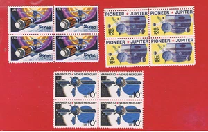 #1529 /1557 MNH OG blocks of 4 Space Free S/H - Picture 1 of 1