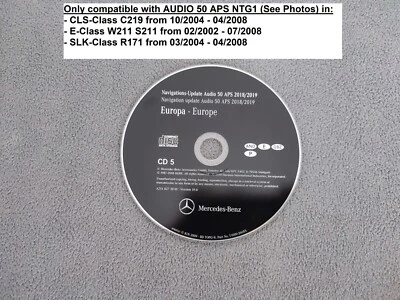 CD Navigation Mercedes AUDIO 50 APS NTG1 ESPAÑA SPANIEN PORTUGAL 2018/2019 - Bild 1 von 2