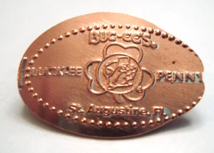 BUCC-EE'S St. Augustine, FL - Luck'ee Penny -- elongated zinc penny - Picture 1 of 1