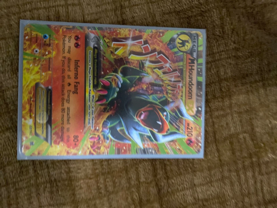 ULTRA RARE M Houndoom EX 22/162 Pokemon XY BREAKThrough Holo Foil Mega - LP - Image 1 of 1