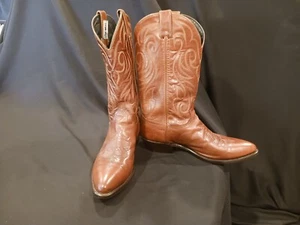 Code West Women's Western Genuine Leather Cowboy Boots. USA, size 9 M Tan - Imagen 1 de 8