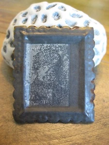 c1870's Metal Frame Gem Size Photo - 17th President United States Andrew Johnson - Picture 1 of 5