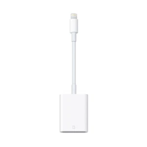 OFICJALNY ORYGINALNY KABEL ADAPTERA APPLE LIGHTNING NA CZYTNIK KART SD A1595 - Zdjęcie 1 z 2
