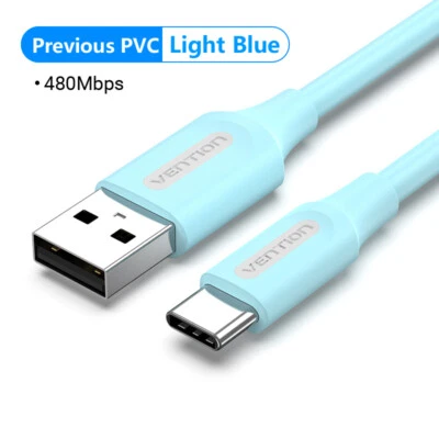 Cable USB tipo C 3A cable de datos de carga rápida para teléfono Samsung S8 S9 S10 S20 Plus Foto 1 de 4