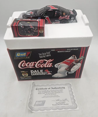 Revell DALE EARNHARDT JR #1 Coca Cola Polar Bear 1998 Monte Carlo 1:24 Scale NEW - Image 1 of 4