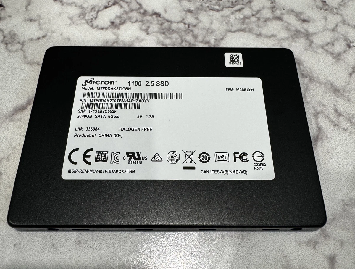 内蔵型SSD SATA SSD 2TB micron Amazon.com: Micron 1100 2 TB 2.5