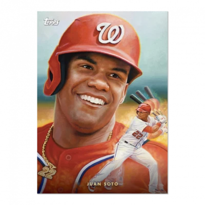JUAN SOTO - 2021 Topps GAME WITHIN THE GAME #3 - WASHINGTON NATIONALS - Image 1 of 2