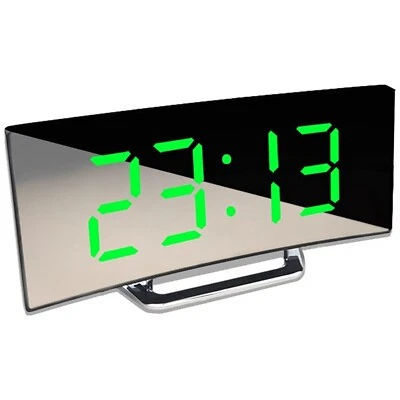 Alarmwecker Digitaler LED Wecker mit Temperatur Uhr Schlummerfunktion 7" Funk - Bild 1 von 4