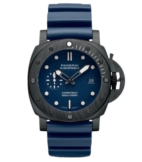 Panerai Submersible Blue Men's Watch - PAM01232