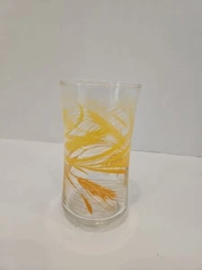 Vintage Libbey Golden Wheat Glass Tumbler 10 oz. 5.25” Mid Century Modern 1970s - Picture 1 of 7