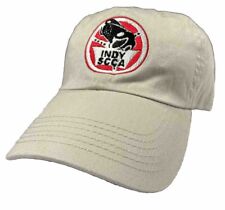 INDY RACING LEAGUE SCCA Hat Tan Adjustable Indianapolis 60th Anniversary Cap