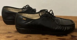 SAS San Antonio Shoe Co. Hergestellt in den USA schwarze Lederschuhe Damengröße 9,5 M - Bild 1 von 8