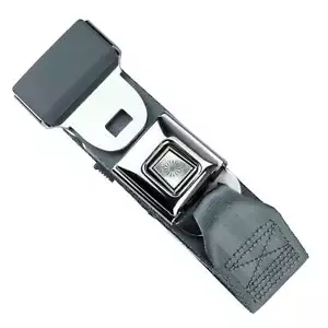 RetroBelt Blue Push Button Lap Belt 75" No Hardware Safety Seatbelt Classic - Picture 1 of 3