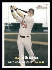2006 Topps Heritage Jay Gibbons #26  Baltimore Orioles