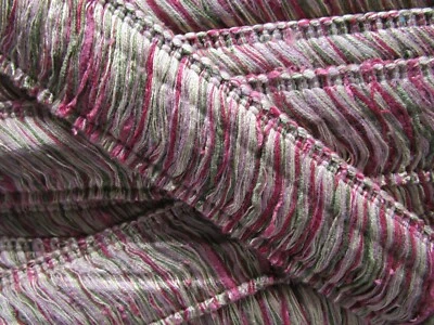 Borde de tela 8 yardas decorativo cepillo flecos 2" bronceado-beige/rojo/verde/malva WIN38 Foto 1 de 2