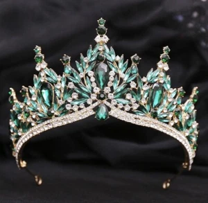 Crown Crystal Tiara Headband Bridal Crown, Prince Princess Hair Accessories Gift - Picture 1 of 3