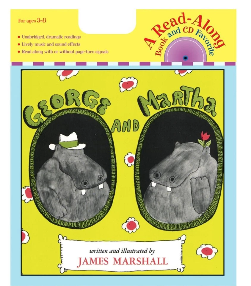 George and Martha Book & Cd by James Marshall (English) Paperback Book - Image 1 of 1