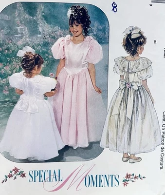 MCCALL`S 2552 Special Moments Occasions Wedding Pageant  Little GIRL SZ 2-4 FF - Image 1 of 4