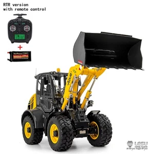 In Stock Metal LESU 1/14 4*4 RC Hydraulic Loader Aoue WA100M-8 Axle Lock Sound - Picture 1 of 8