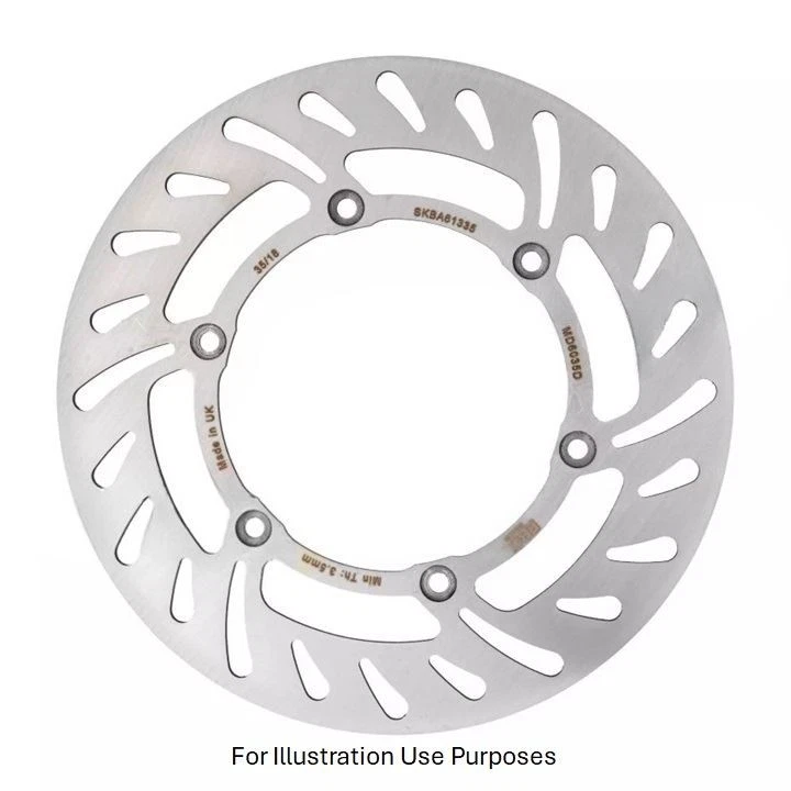 Disco de freno trasero derecho sólido EBC MX/ATV/Enduro para Husaberg FE 450 E 2006-08 Foto 1 de 2