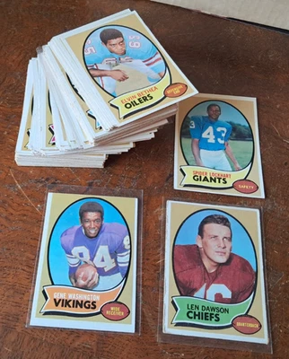 1970 Topps Football Common #'s 1-261 YOU PICK 'EM, Complete Your Set! - Image 1 of 3