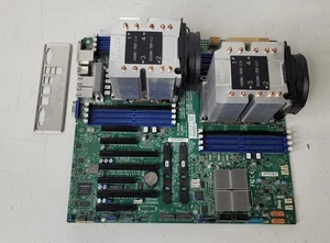 Supermicro X11DPH-i eATX Server Board w/ Xeon Gold 6226 2.70GHz (x2) No RAM - Picture 1 of 8