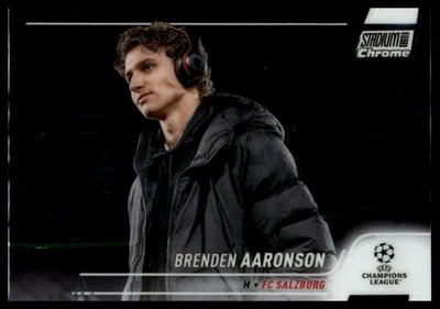 2021-22 Stadium Club Chrome UEFA Champions League #15 Brenden Aaronson - Image 1 of 2