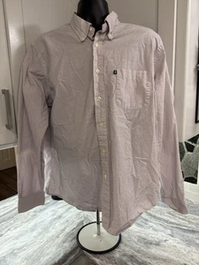 Brooks Brothers Anzughemd Herren XL rosa Gingham schmale Passform Baumwolle gebraucht, in einwandfreiem Zustand Logo - Bild 1 von 8