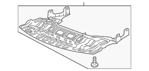 Genuine GM Front Compartment Air Deflector 42576988 - Picture 1 of 4