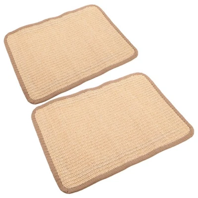  2 Pcs Tapis Griffoir Chat Grattoir Grattant Les Meubles À Gratter Pour - Photo 1/4