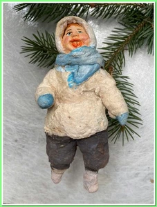 Ancien Ornement de Noël en coton Vintage Sapin Xmas Nouvel An 🎄#5825 - Picture 1 of 9