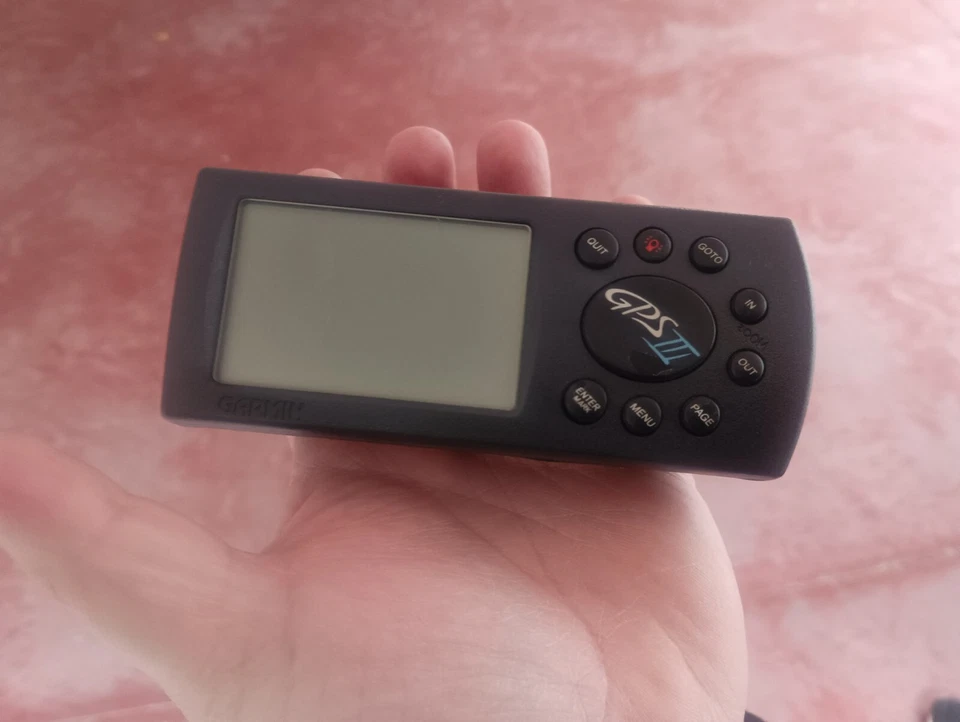 Garmin GPS III Handheld For Hiking, Camping, Travel, Direction, Portable - Image 1 of 4