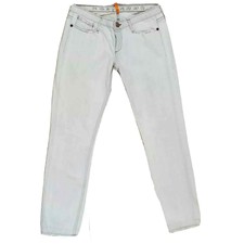Earnest Sewn no. 70 Distressed Skinny Jeans Size 27 x 29 Light Gray