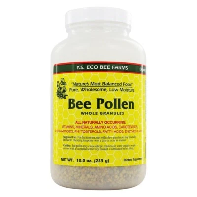 YS Organic Bee Farms Low Moisture Bee Pollen Whole Granules, 10 Ounces - Image 1 of 2