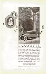 Lafayette Motor Co Druckanzeige Mai 1921 B&W National Geographics 11""x71⁄2"" ganze Seite - Bild 1 von 1