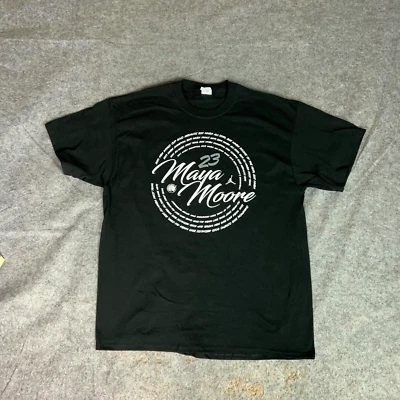 Maya Moore Mens Shirt Extra Large Black Lynx Jersey Retirement Basketball WNBA - Image 1 of 4