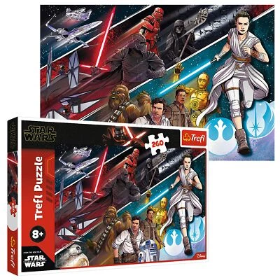 Trefl 260 Piece Kids Large Lucasfilm Star Wars IX Galaxy Far Away Jigsaw Puzzle - image 1 of 4