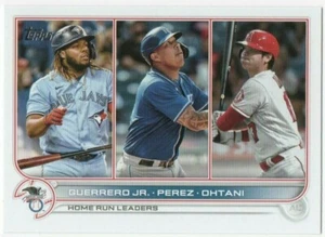 Guerrero Jr / Perez / Ohtani 2022 TOPPS SERIES 1 Base League Leaders #48 - Picture 1 of 2