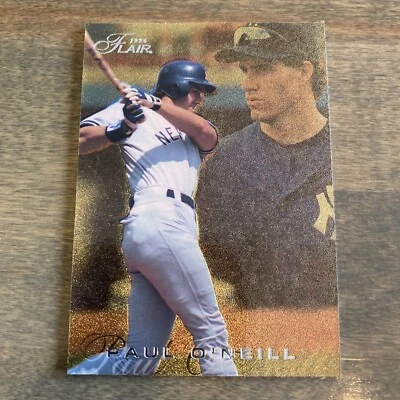 1996 New York Yankees Flair Gold #133 Paul O'Neill A3 - Image 1 of 2