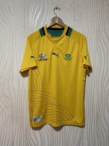 SOUTH AFRICA 2012 2014 HOME FOOTBALL SHIRT SOCCER JERSEY PUMA 741537 sz M Cover