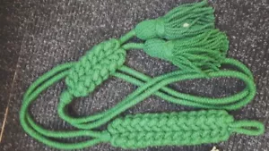 Cordón de vestir militar dorado, dos borlas, patrón de regulación - Imagen 1 de 1