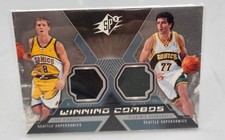 2005-06 SPx Luke Ridnour Vladimir Radmanovic #WC-RR Winning Combos Jersey Card