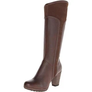 TIMBERLAND EK Earthkeepers Exeter Heights Tall Brown Leather Knee High Boots 5.5 - Picture 1 of 3
