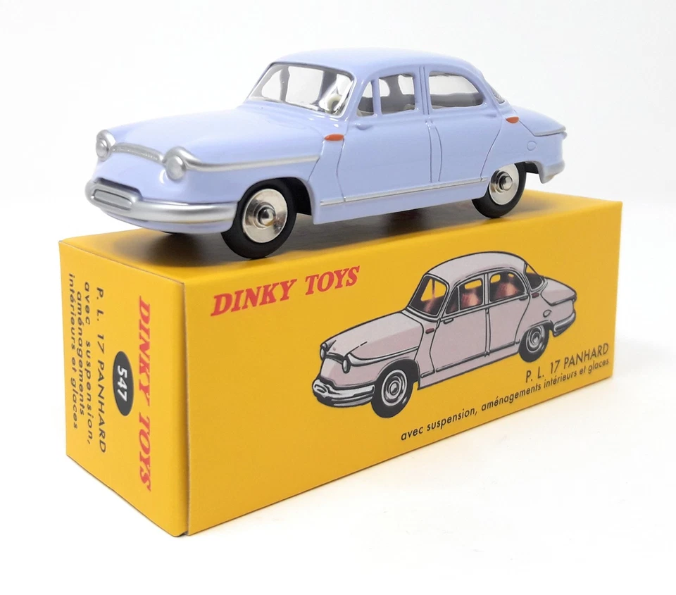 Dinky Toys de Atlas 1/43 Panhard P. L. 17 azul pálido modelo coche metal # 547  Foto 1 de 3
