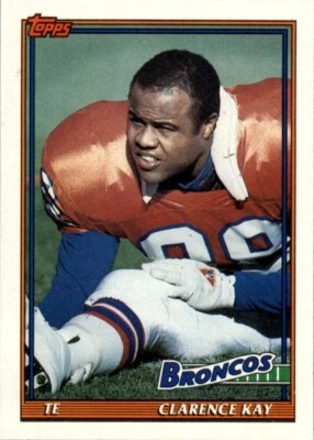 1991 Topps NFL Clarence Kay #558 - Image 1 of 2